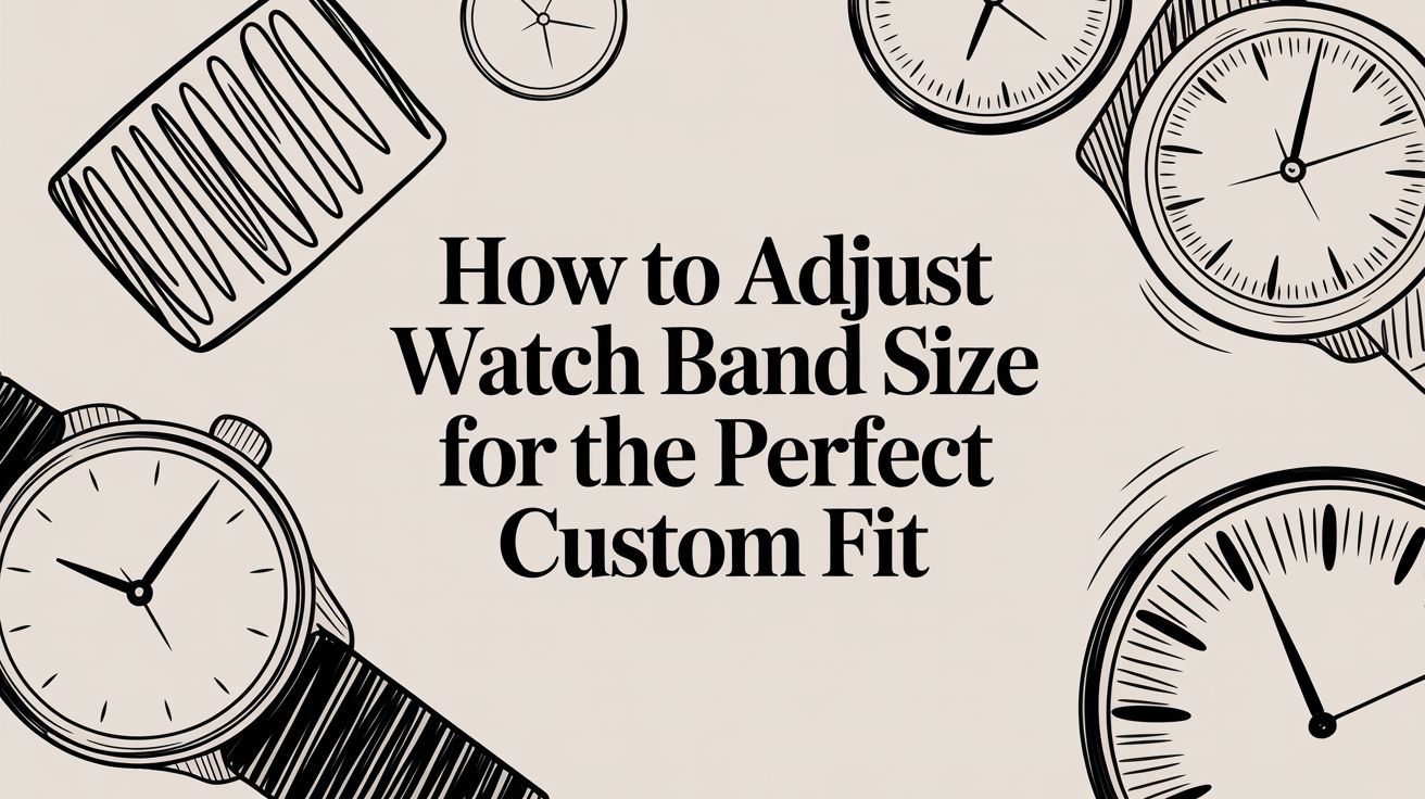 How to Adjust Watch Band Size for the Perfect Custom Fit