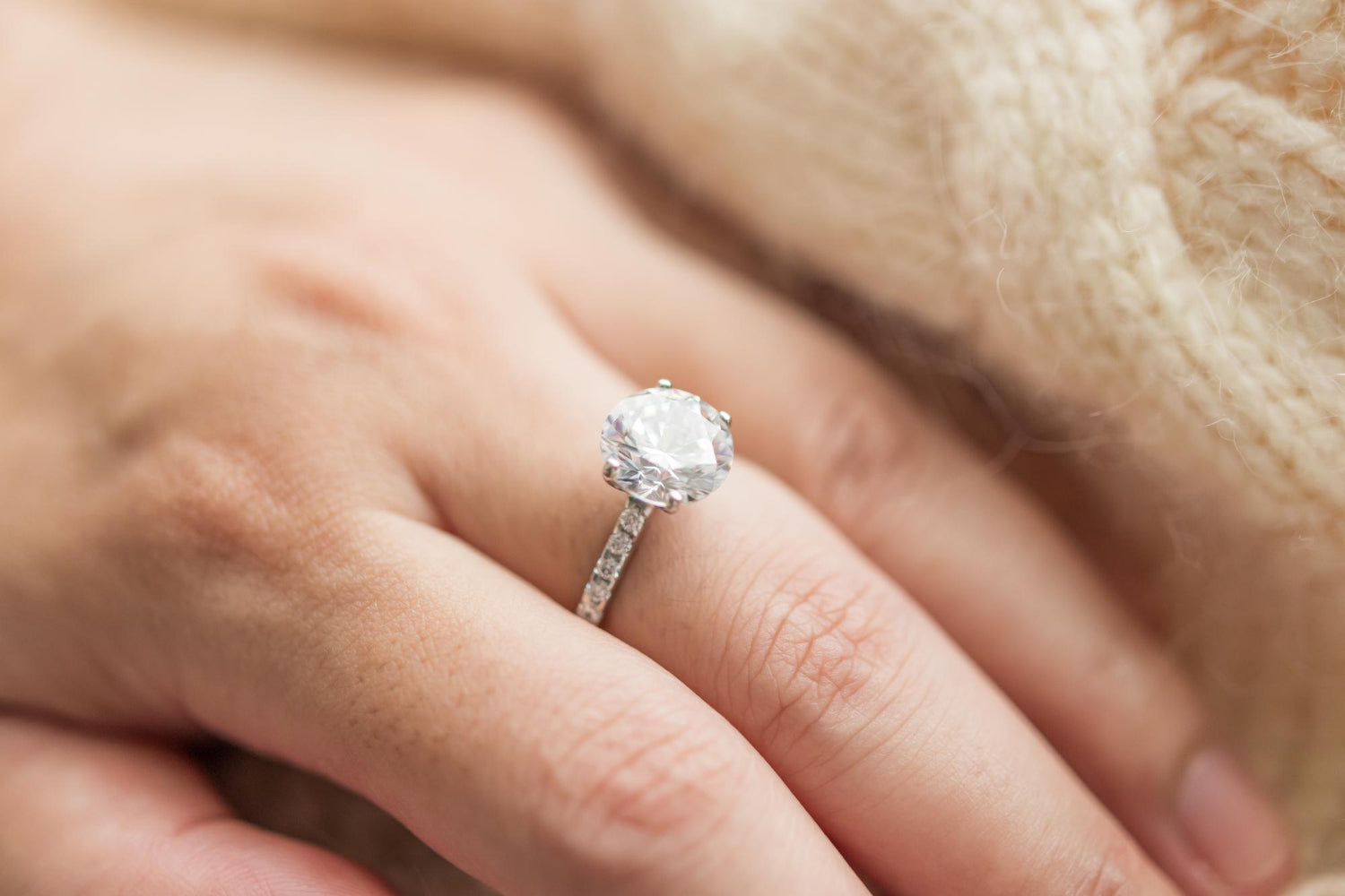 moissanite ring