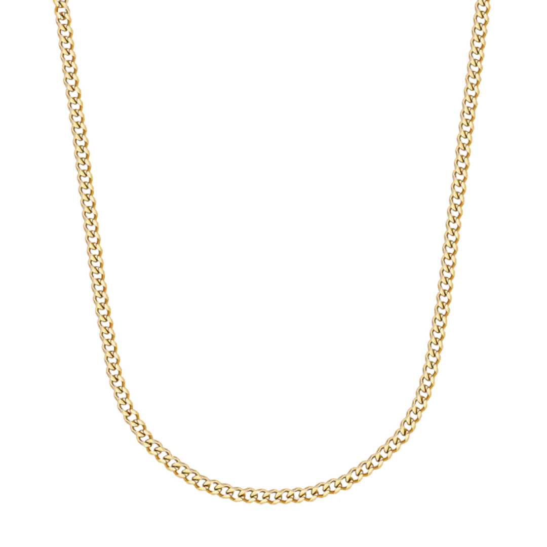 Micro Gold Cuban Link Chain