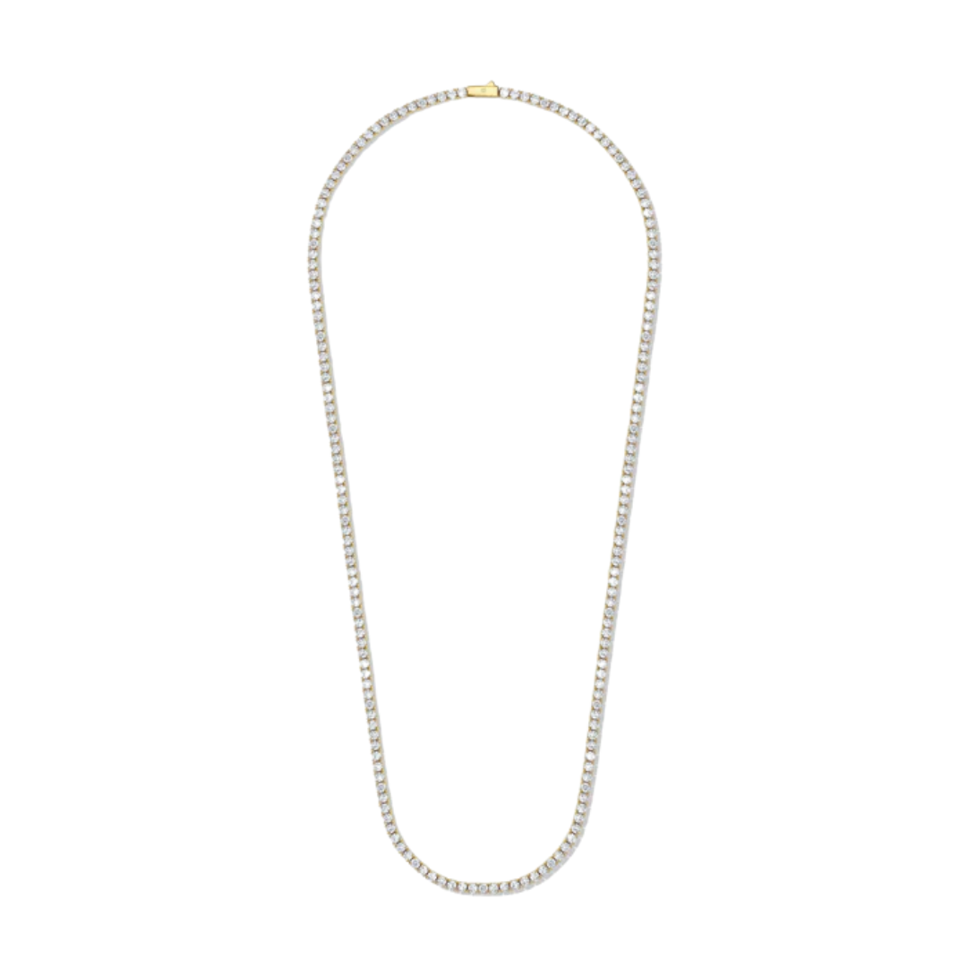 18K Gold 3mm Tennis Chain