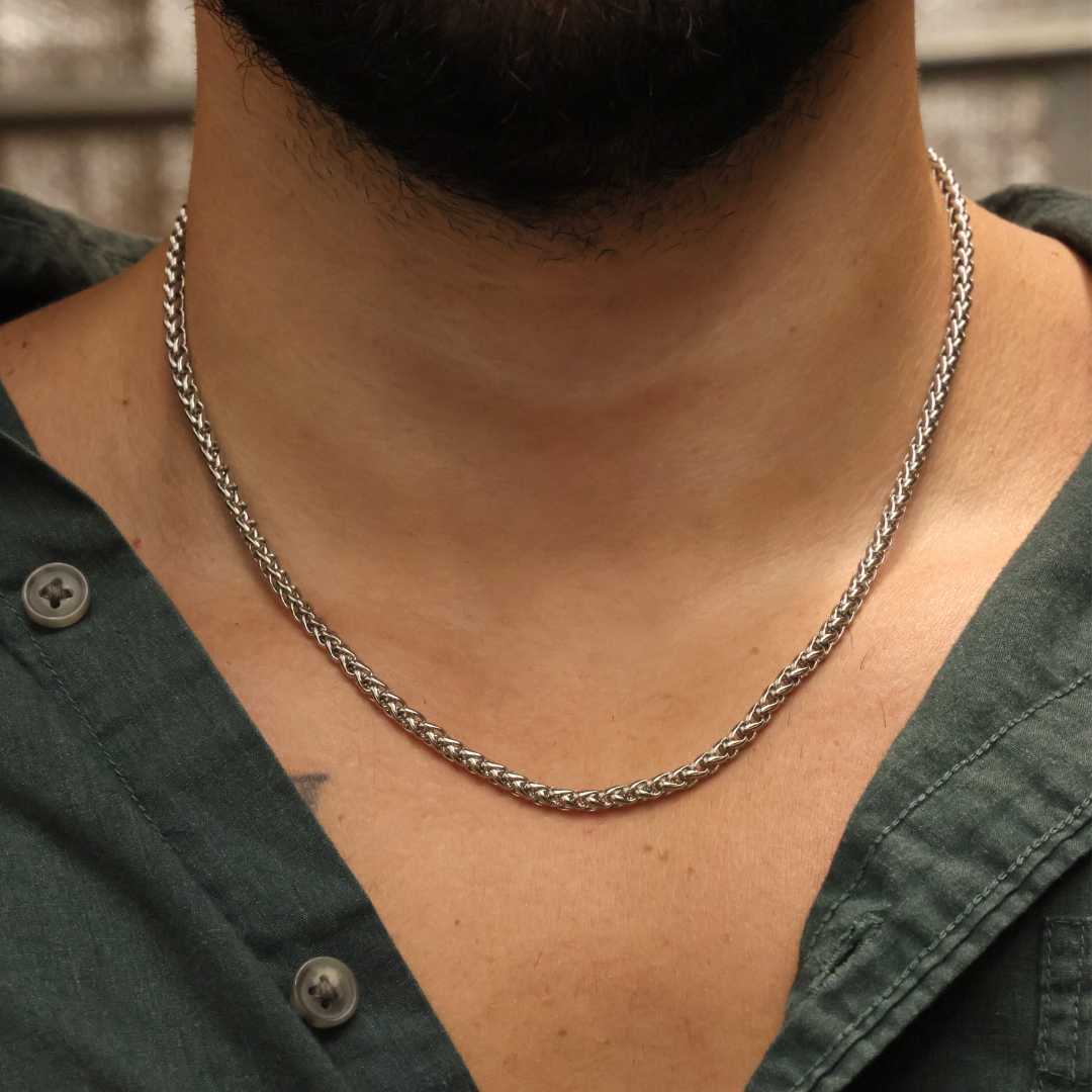 Wheat Chain (Silver) - 4mm