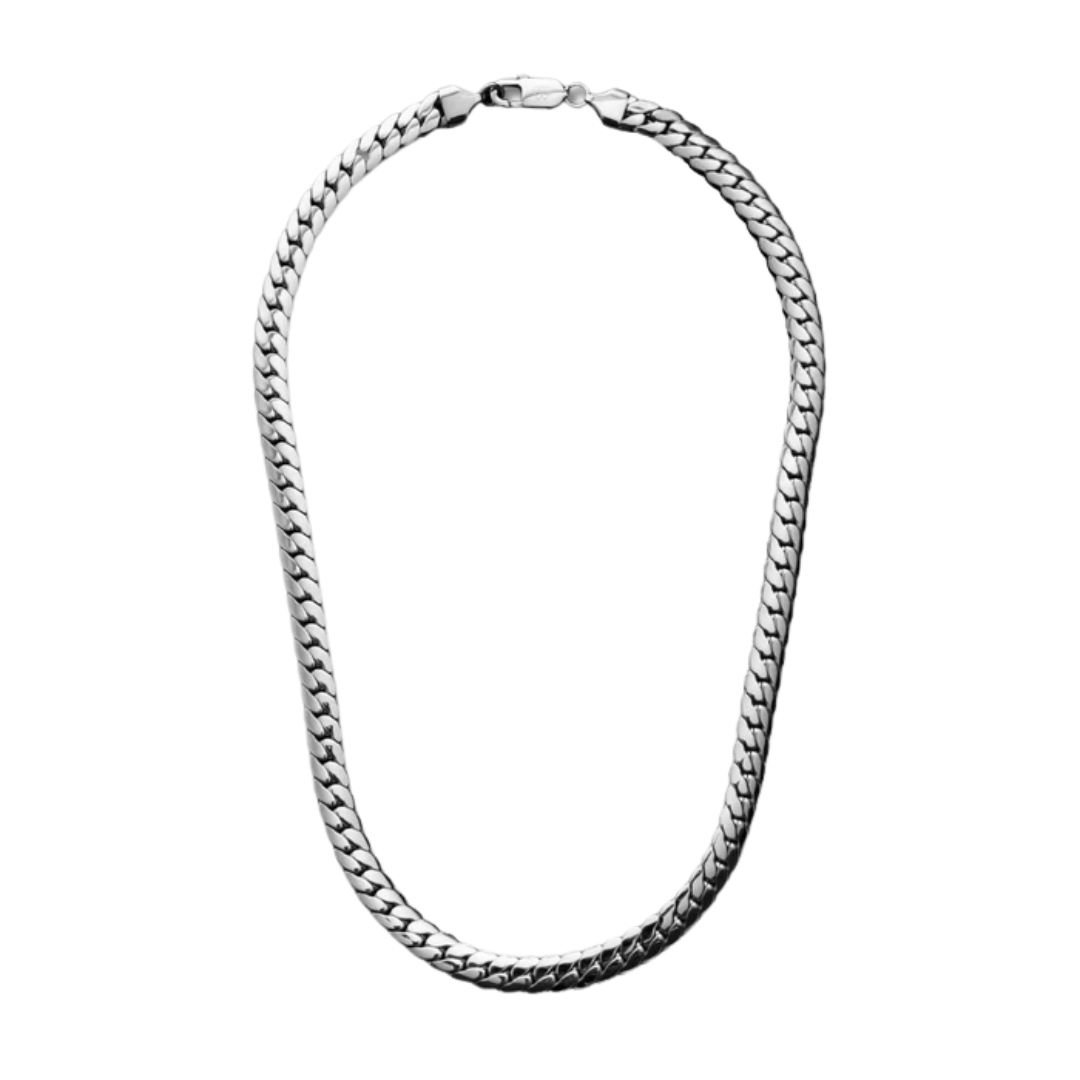 Miami Cuban Link Chain (Silver) - 8mm