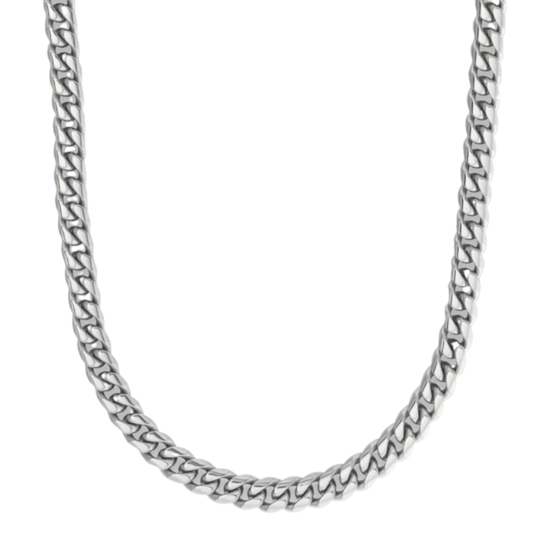 5mm Silver Cuban Chain