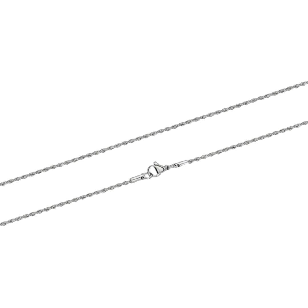 Rope Chain (Silver) - 2mm