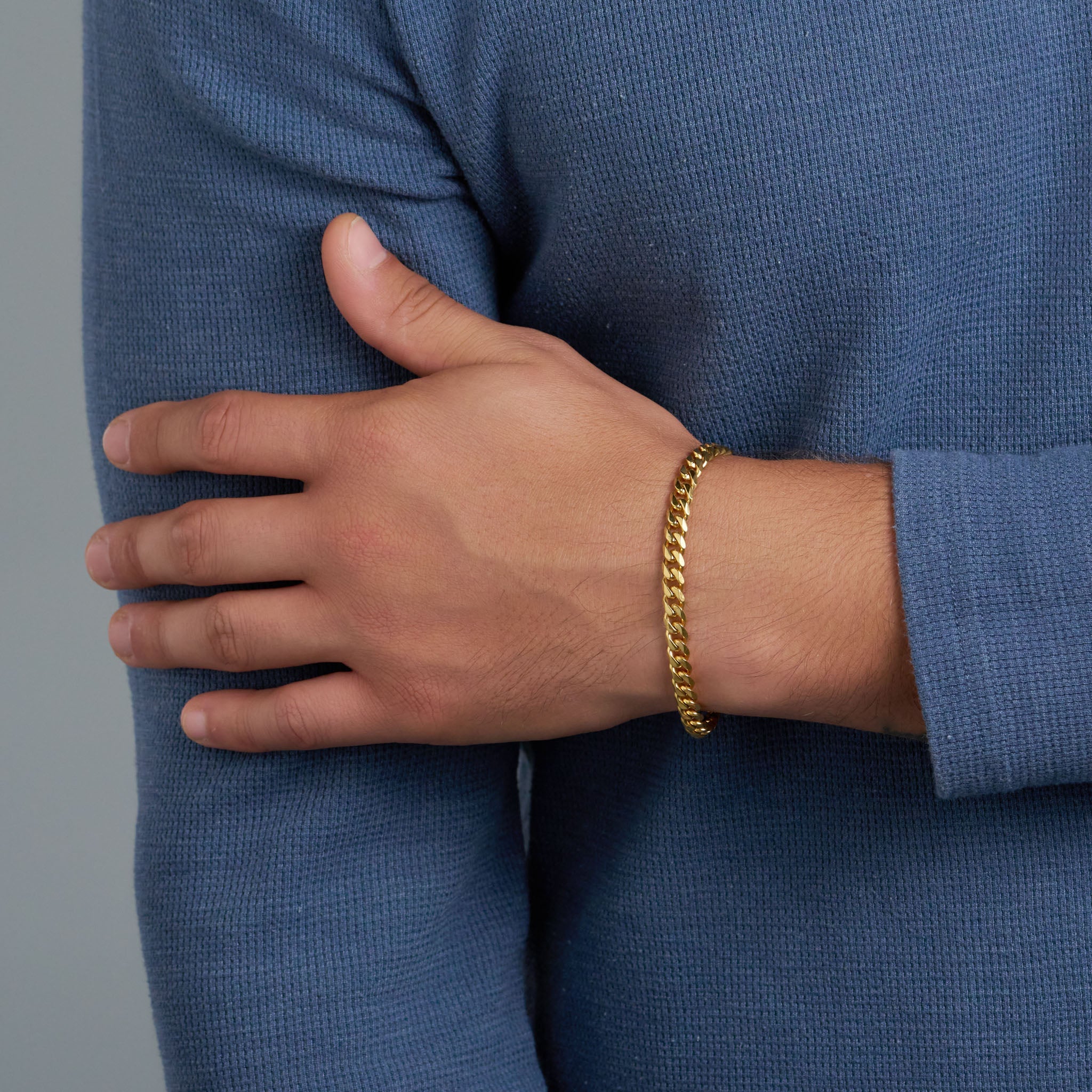 5mm Gold Cuban Link Bracelet