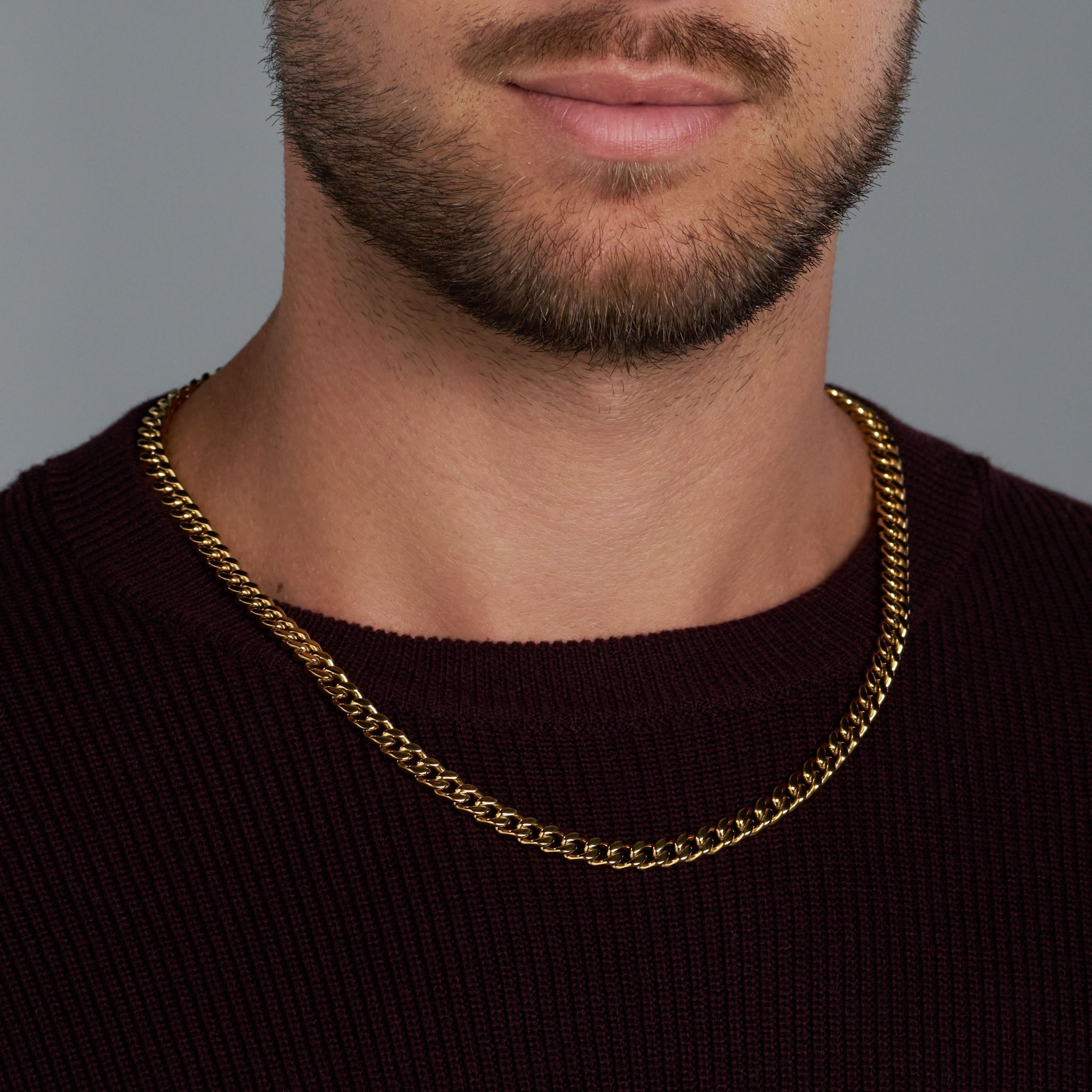 5mm Gold Cuban Link Chain