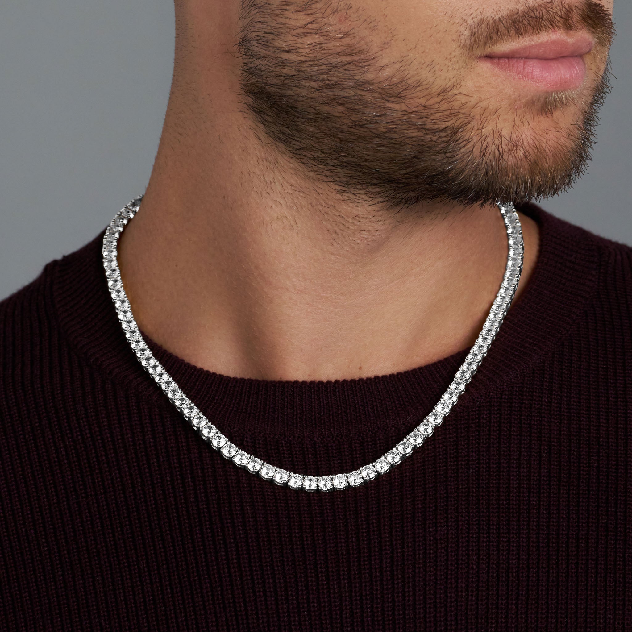 Silver 5mm Tennis Chain