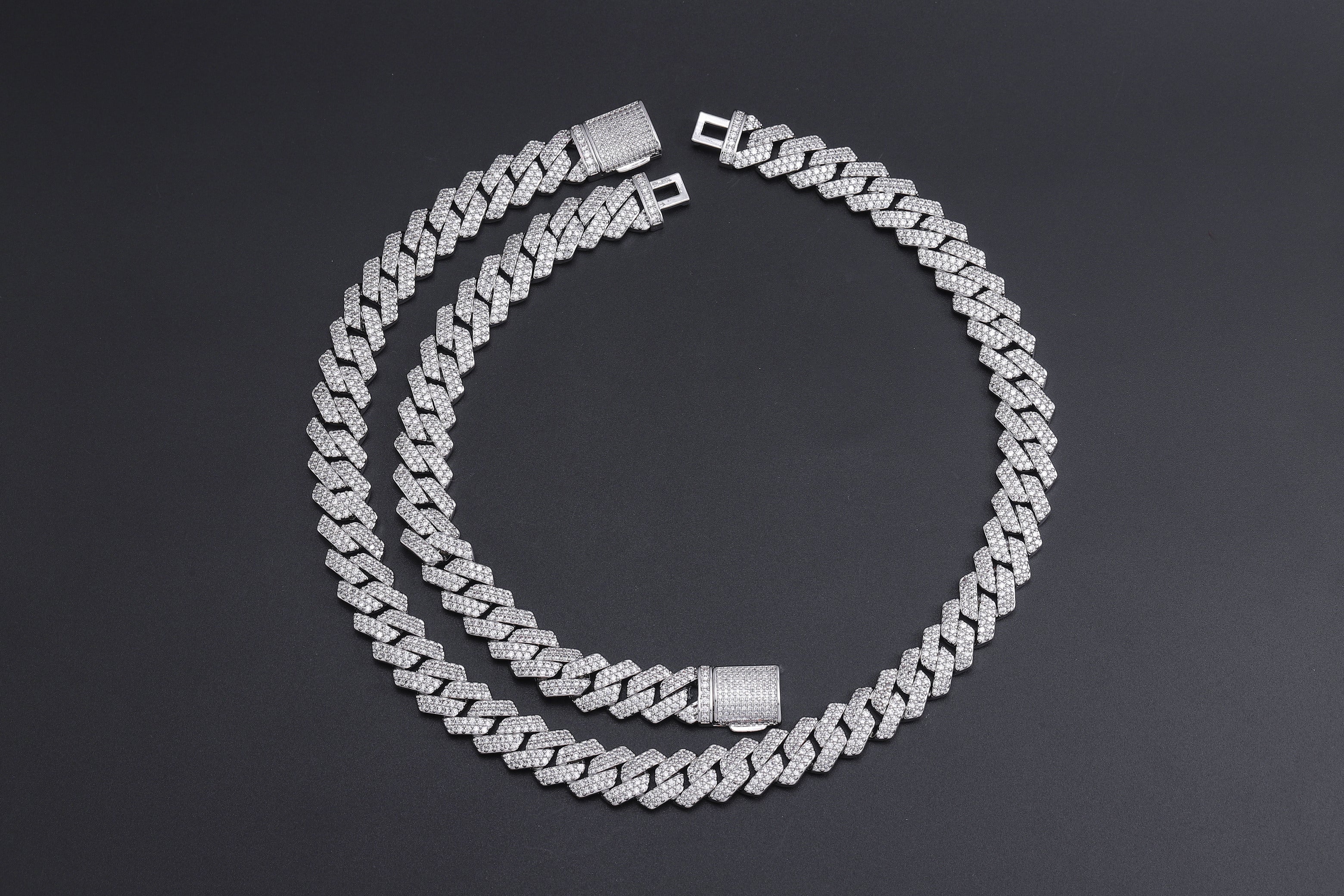 14MM Prong Cuban Chain + Free Bracelet
