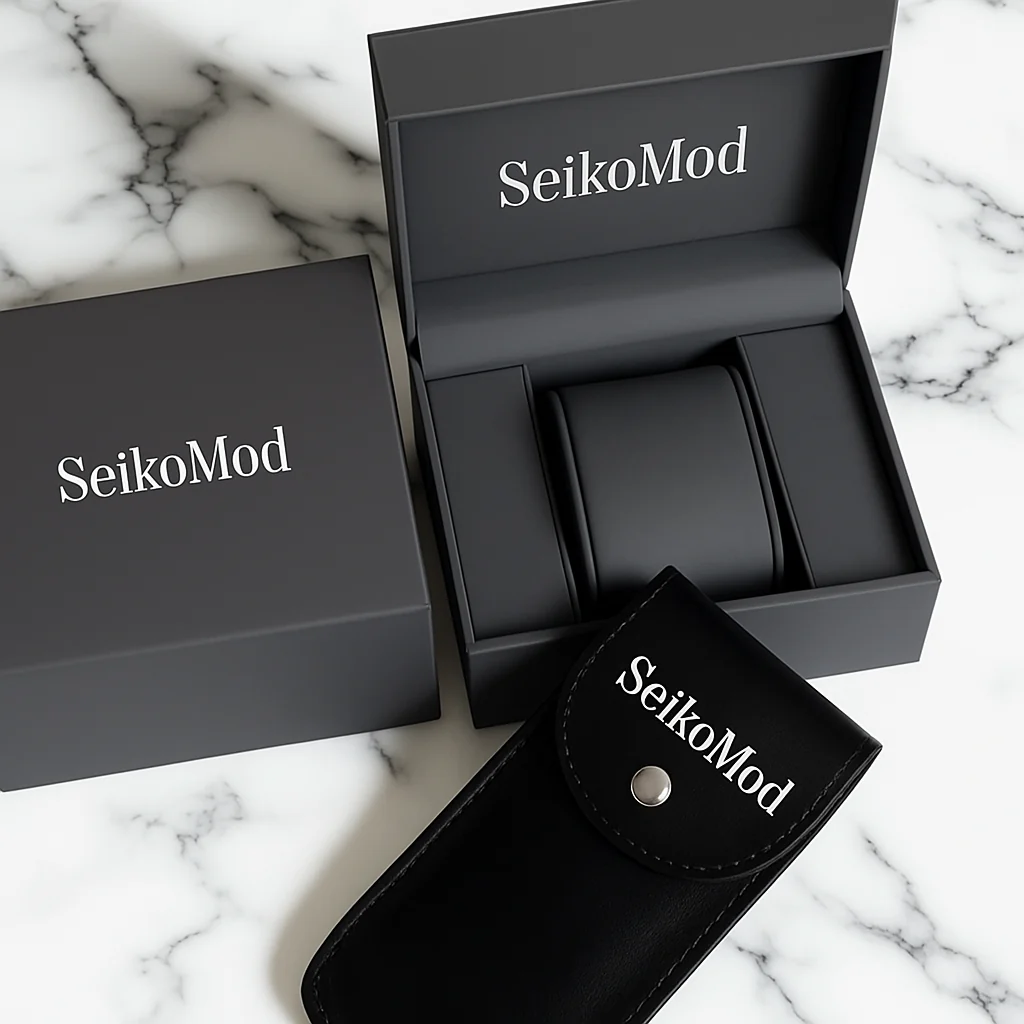 Seiko Mod Yacht | Dunkles Rhodium