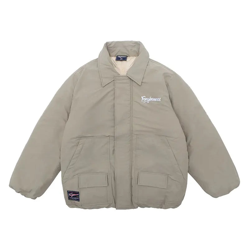 Klassische dicke Winterjacke