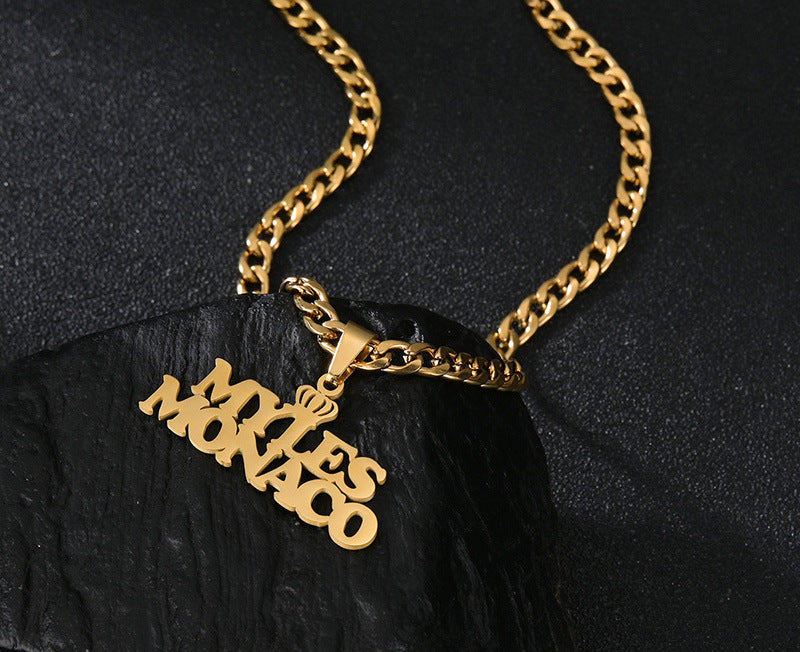 18K Gold Custom Name Cuban Necklace - Personalized Jewelry