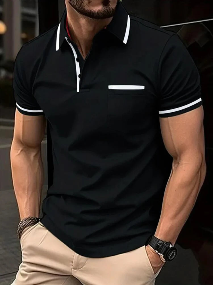 🔥 Haute Classe Polo-T-Shirt für Herren – Premium-Komfort und Stil für jeden Anlass