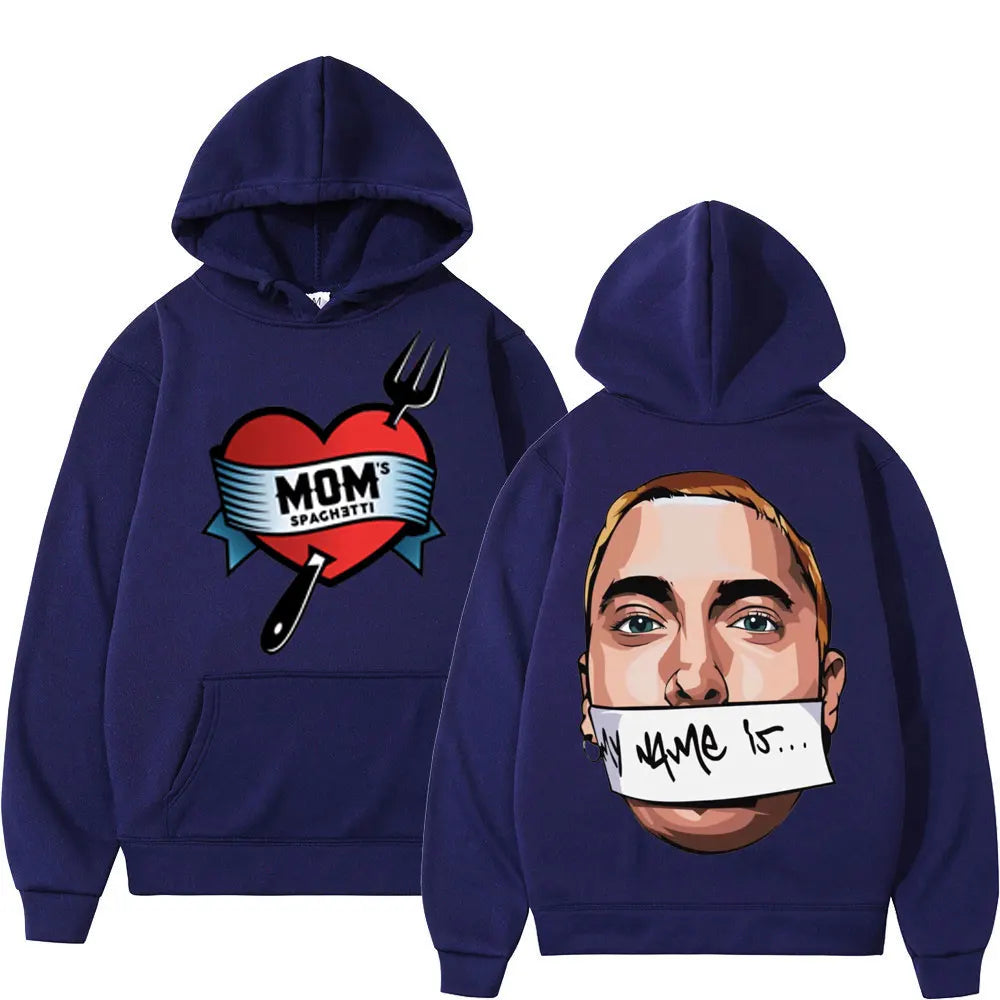 Eminem Mom's Spaghetti/Mein Name ist Grafik Hoodie
