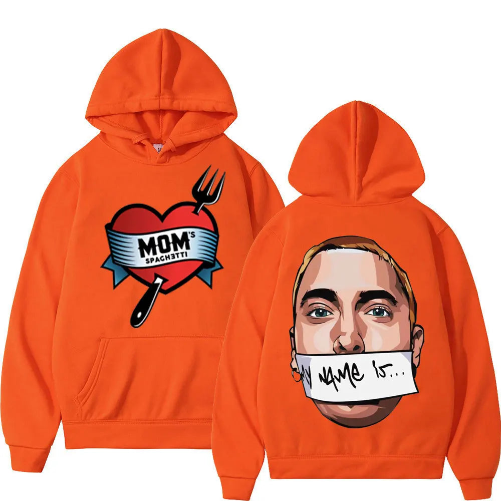 Eminem Mom's Spaghetti/Mein Name ist Grafik Hoodie