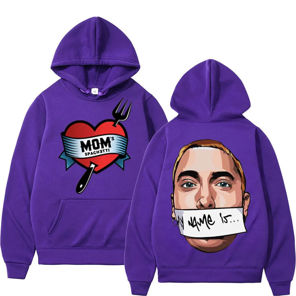 Eminem Mom's Spaghetti/Mein Name ist Grafik Hoodie
