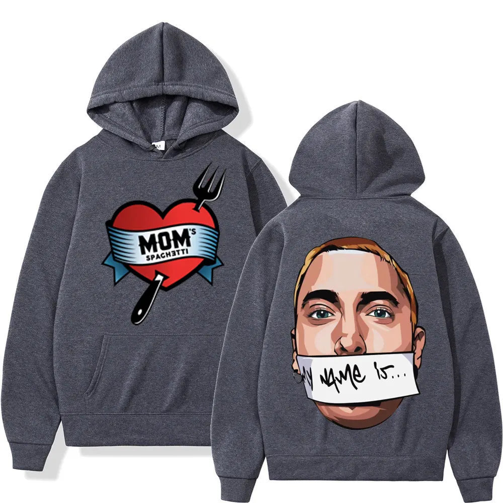 Eminem Mom's Spaghetti/Mein Name ist Grafik Hoodie