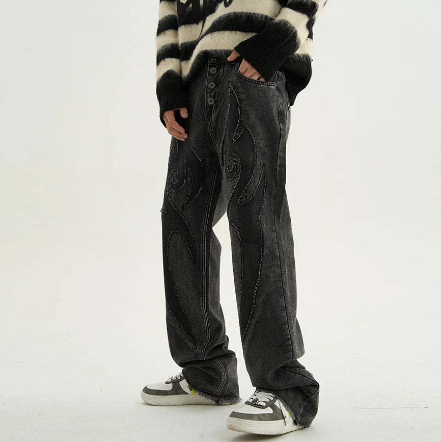 VVS Retro Straight Casual Jeans