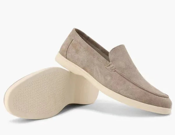 FROSTÉ Suede Slip-on Gray Loafers
