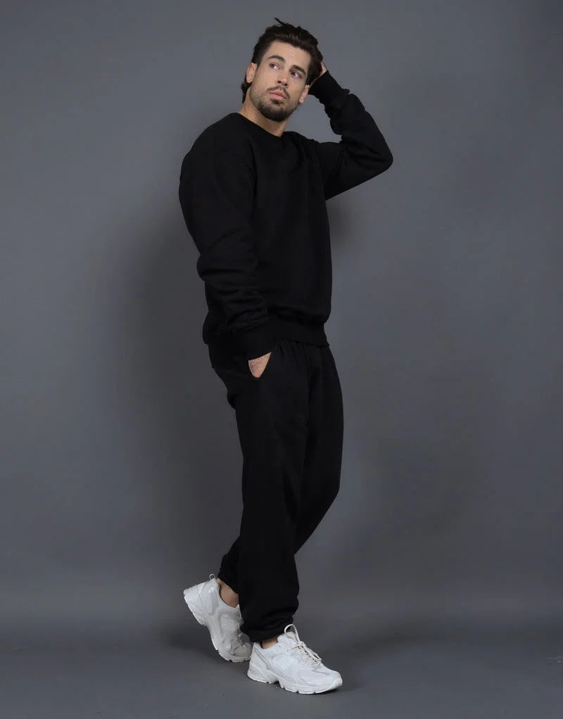 Comfy Sweatshirt & Sweatpants Two Piece Set