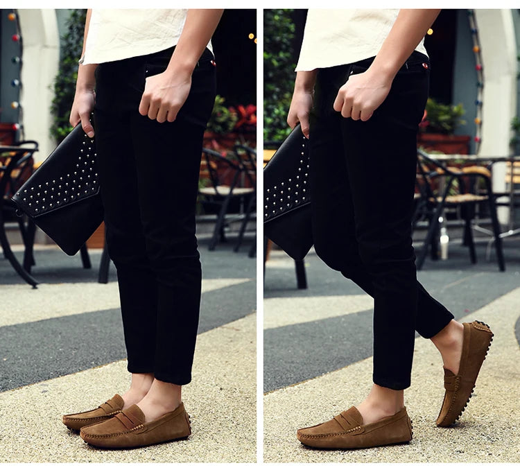 Mason Genuine Leather Casual Driving Loafers