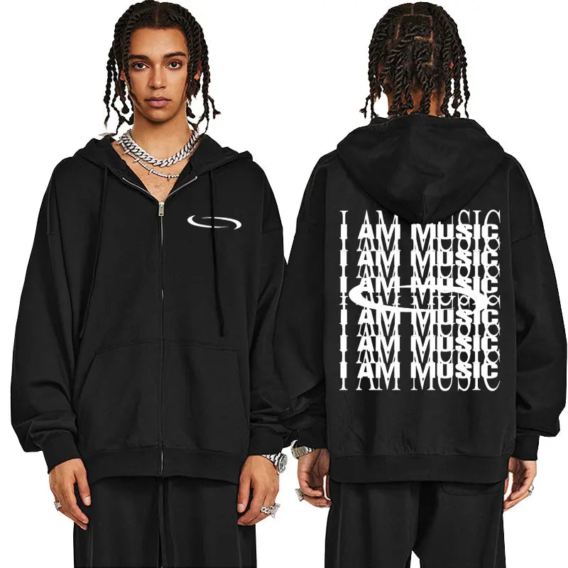Playboi Carti Opium Graphic Zipper Hoodie - Zip-Up Graphic Hoodie