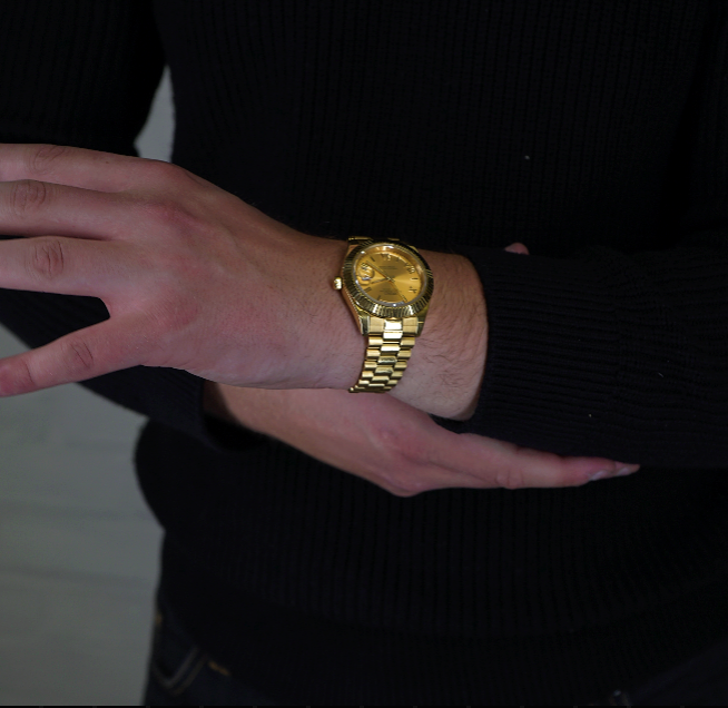 SeikMaster Day | Gold Champagne