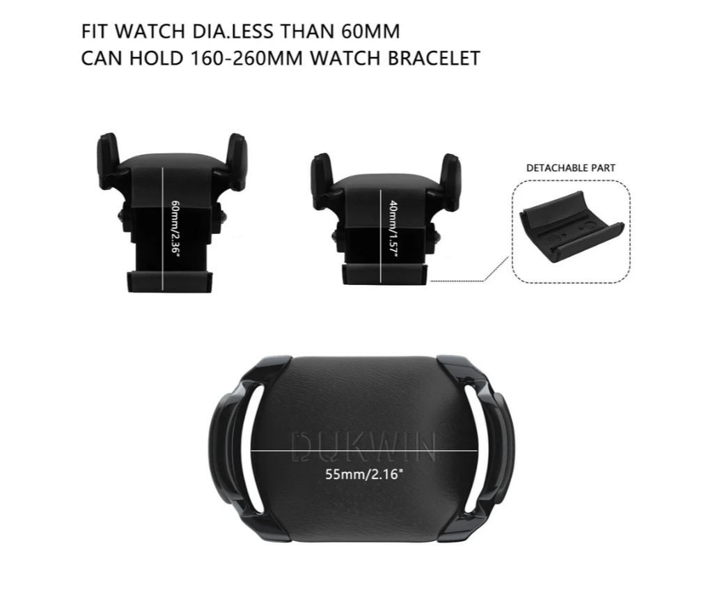 Watch Winder Single Box – Quiet Mabuchi Motor, Stackable Vegan Leather Case for Travel – Midnight Black