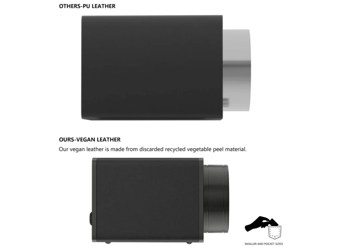 Watch Winder Single Box – Quiet Mabuchi Motor, Stackable Vegan Leather Case for Travel – Midnight Black