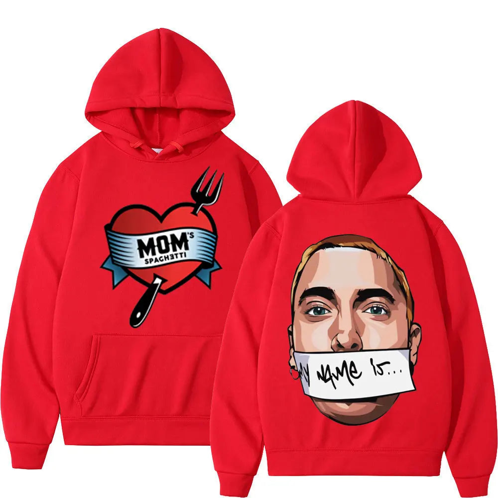 Eminem Mom's Spaghetti/Mein Name ist Grafik Hoodie