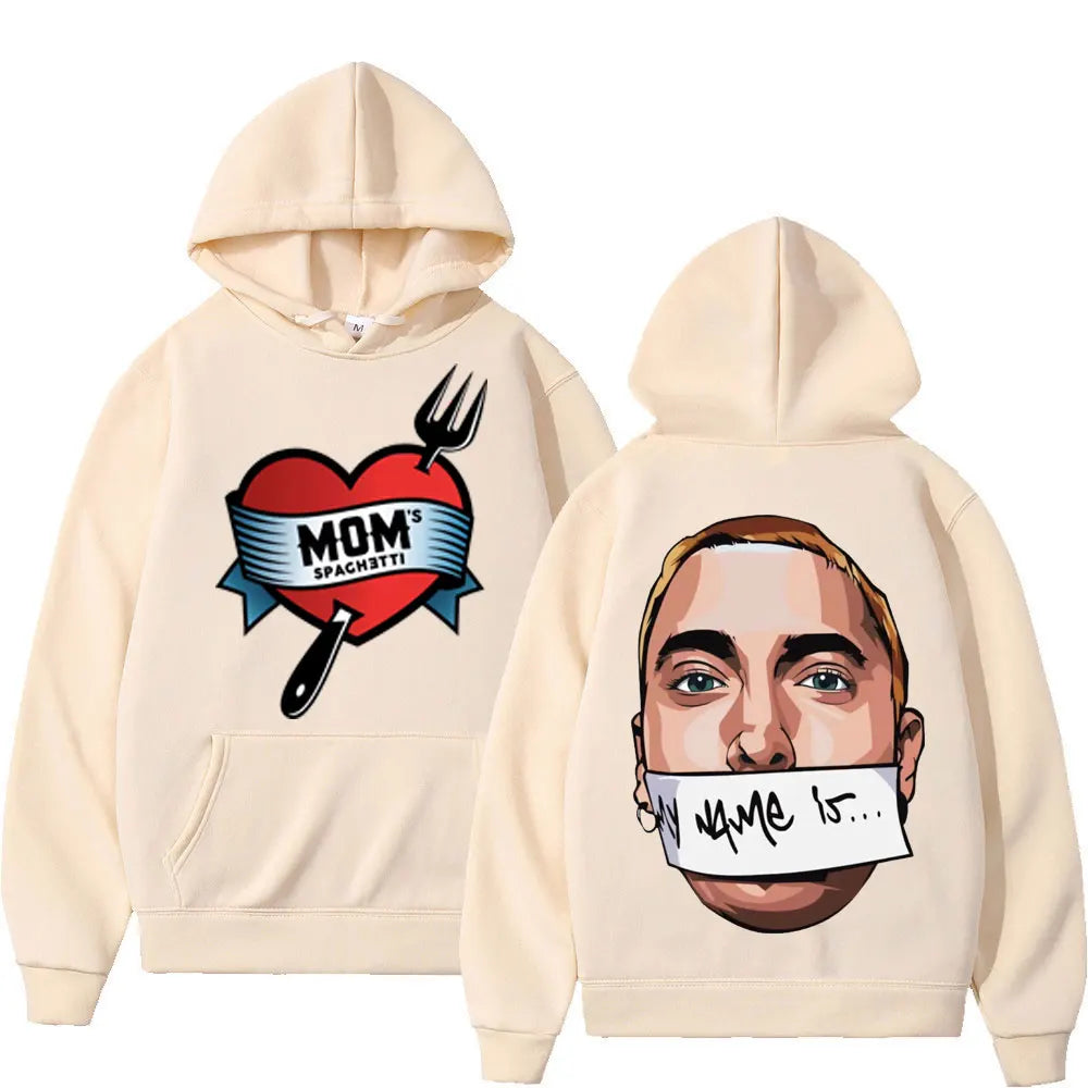 Eminem Mom's Spaghetti/Mein Name ist Grafik Hoodie