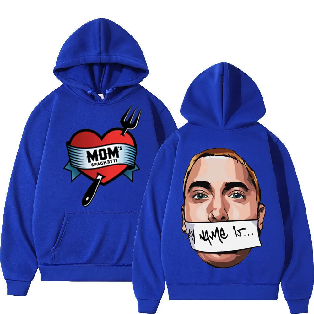 Eminem Mom's Spaghetti/Mein Name ist Grafik Hoodie