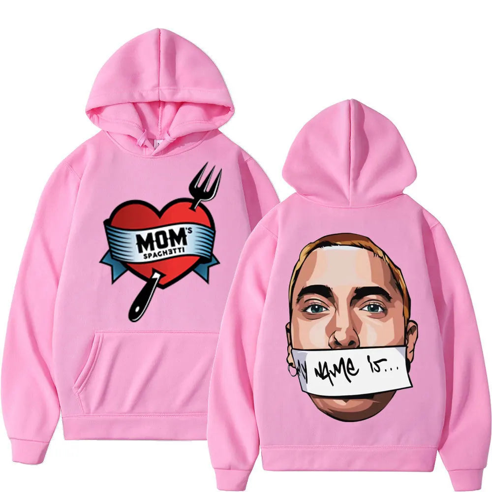 Eminem Mom's Spaghetti/Mein Name ist Grafik Hoodie