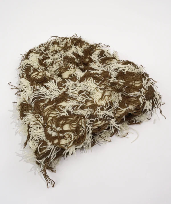 Sturmhaube im Used-Look in Braun