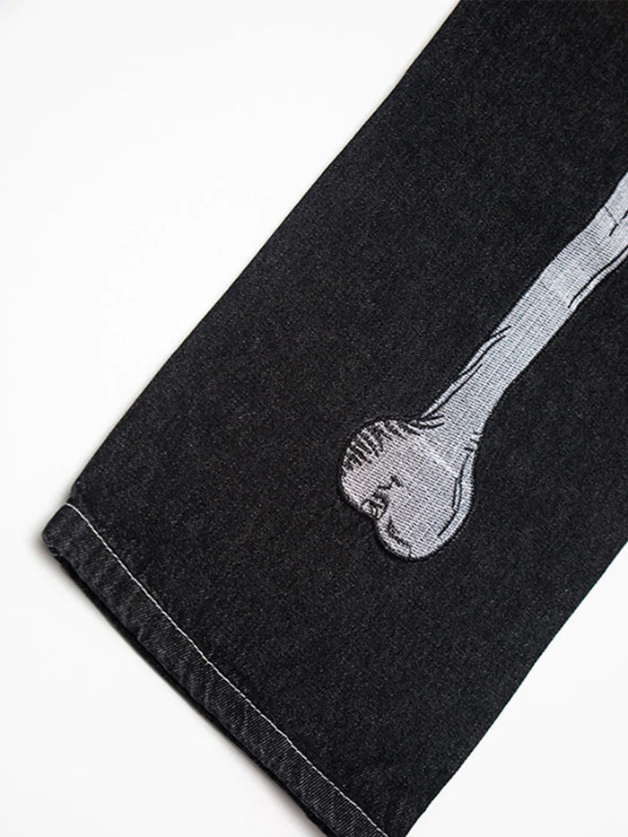VVS Skull Hand Print Jeans