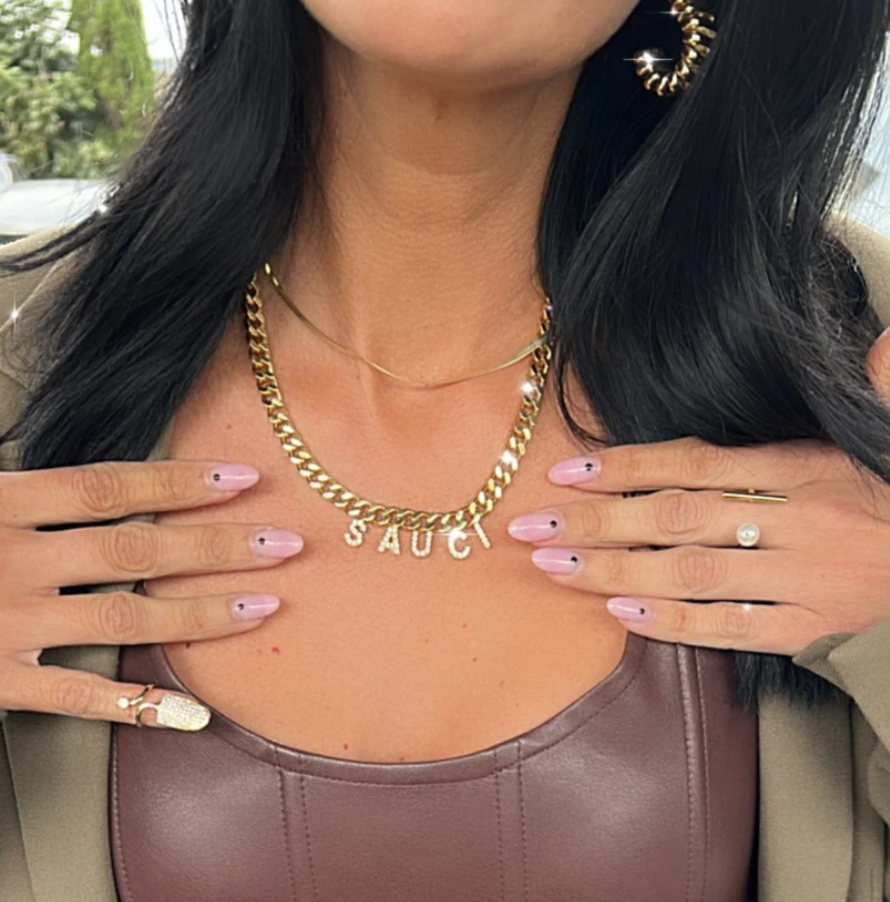 Custom Bold Curb Cuban Name Necklace