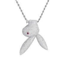 Upside Down Bunny Playboi Carti-Inspired Pendant Necklace Rapper Chain