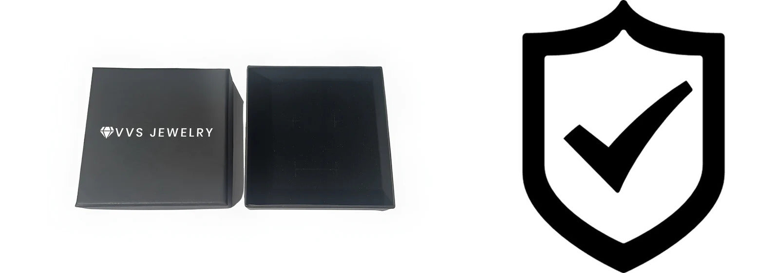 Coffret cadeau de bijoux VVS + assurance colis GRATUITE