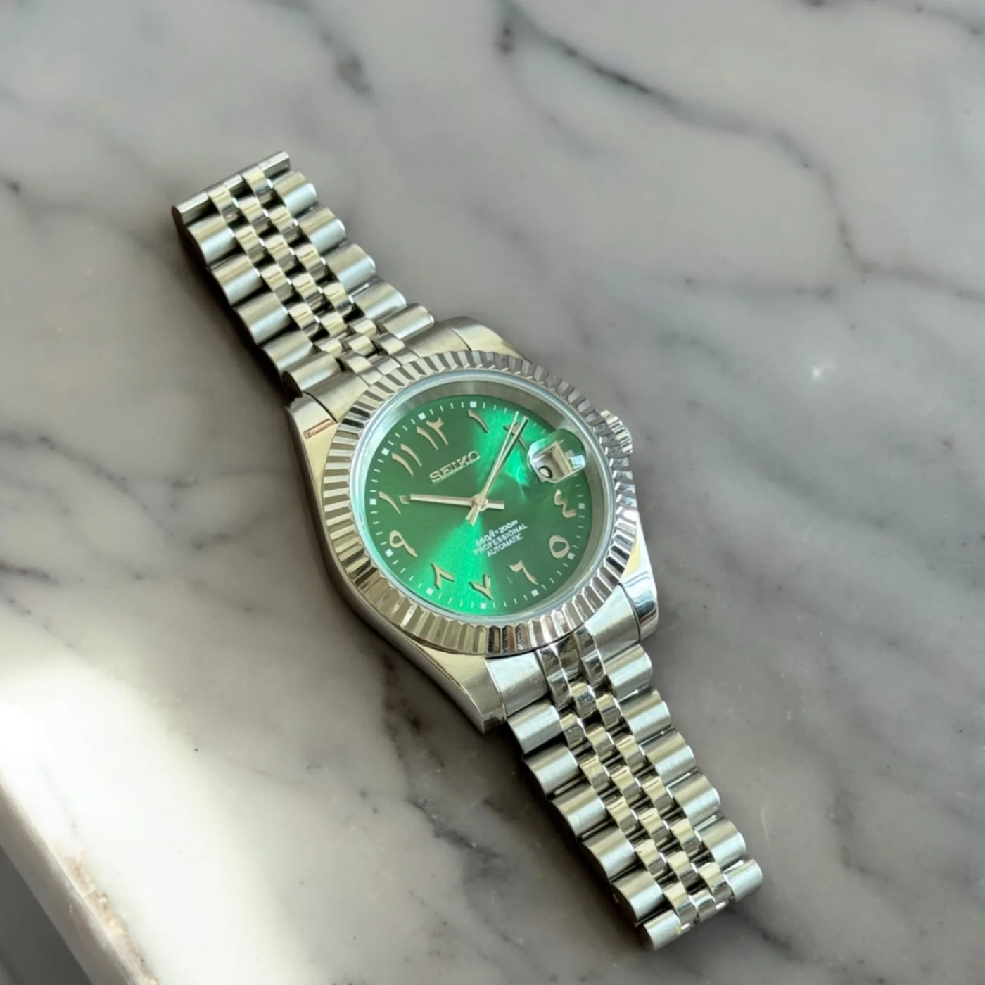 SEIKO MOD ARABIC DIAL | GREEN