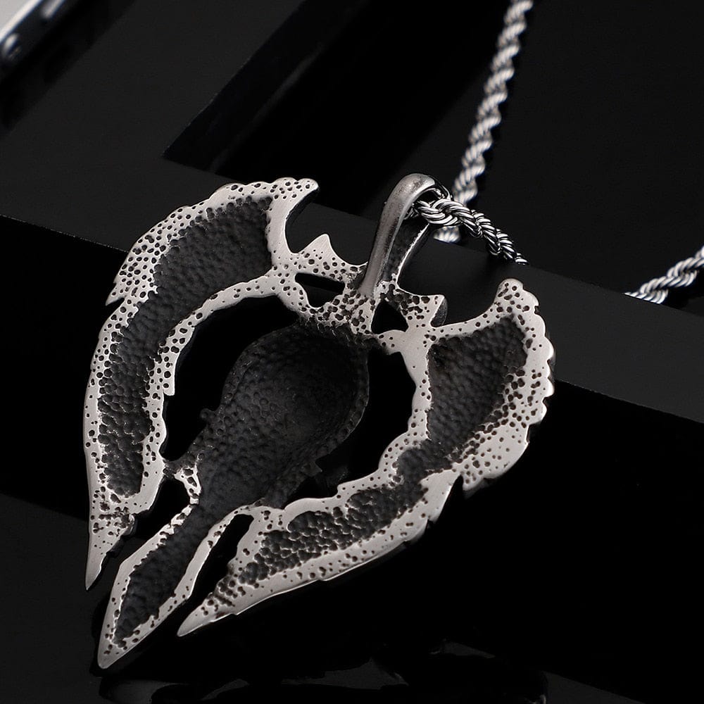 VVS Jewelry hip hop jewelry 316L Stainless Steel Vintage Skull Sword Wings Pendant