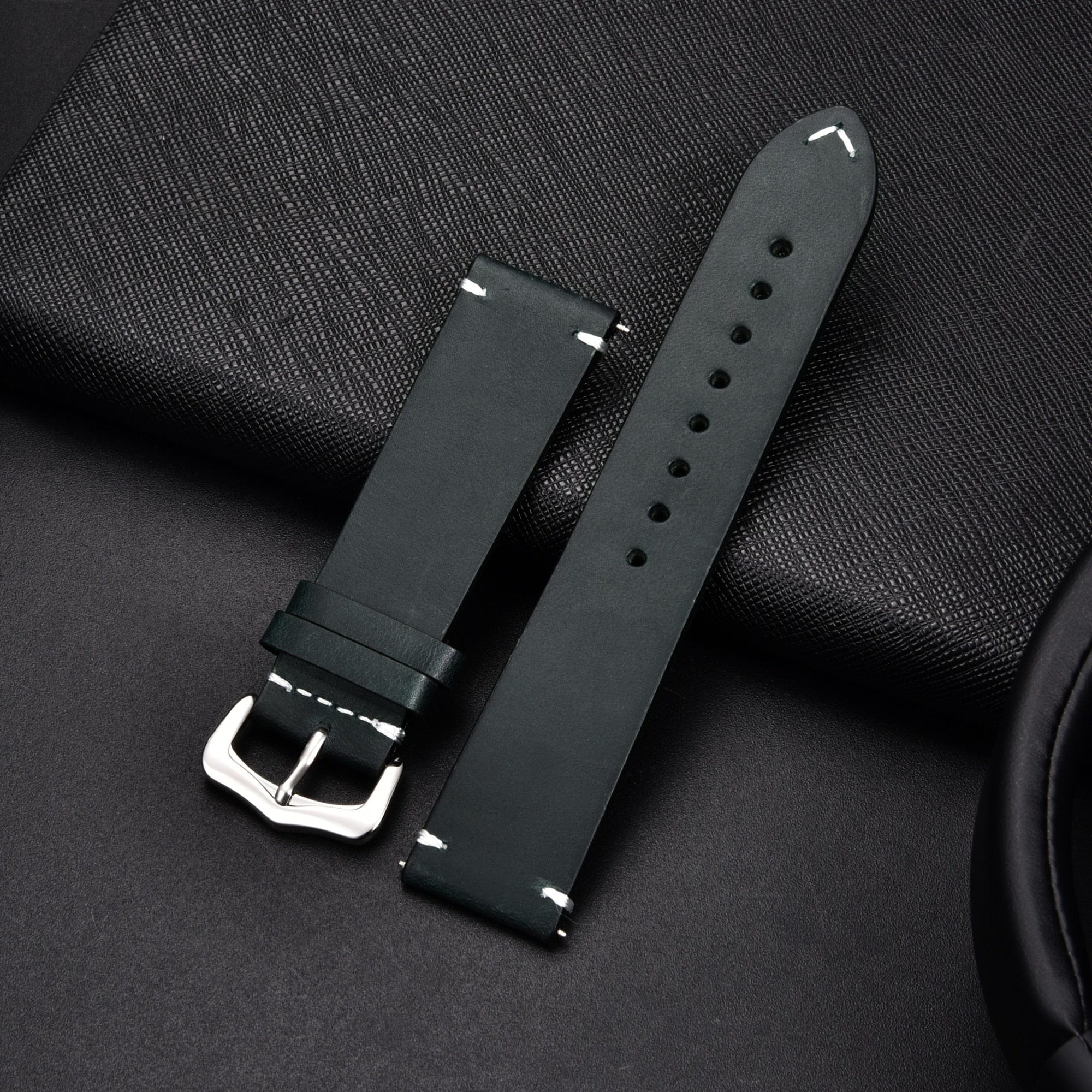 VVS Jewelry hip hop jewelry Genuine Retro Leather Watch Strap