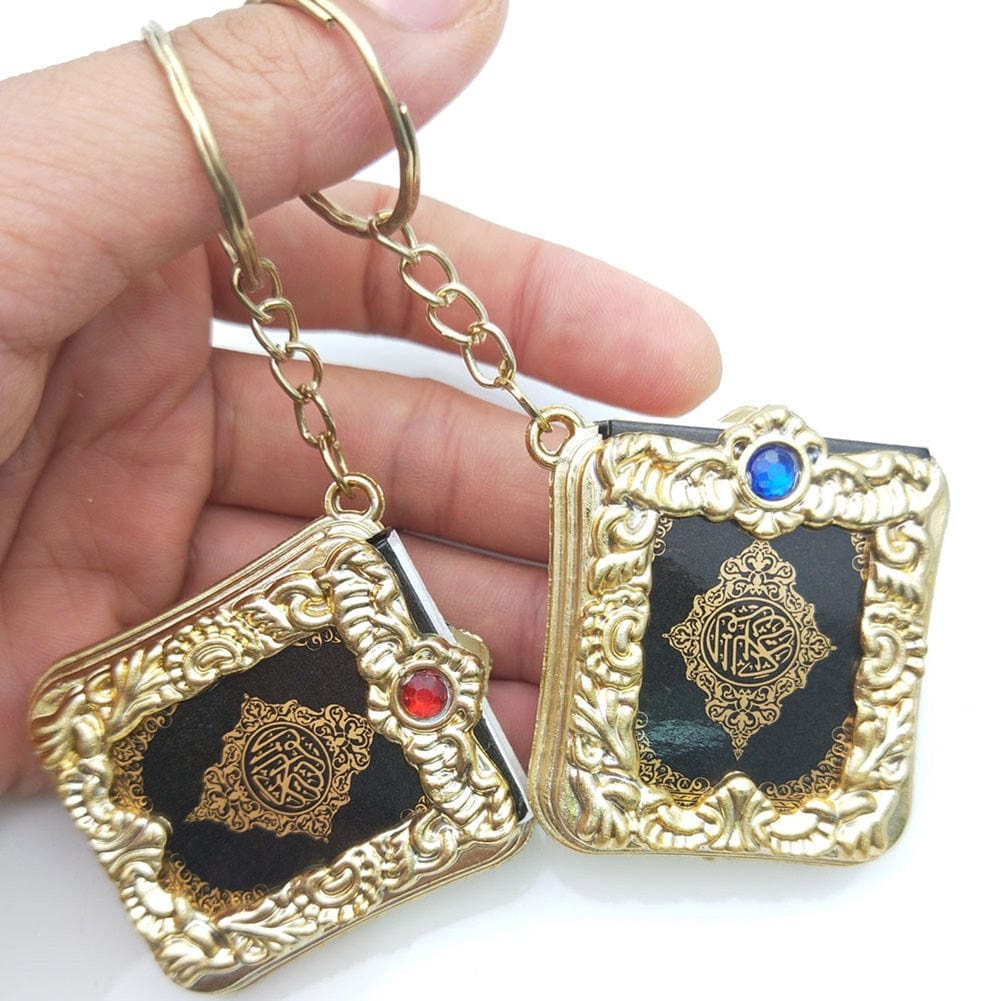 VVS Jewelry hip hop jewelry Islamic Mini Quran Pendant Keychain