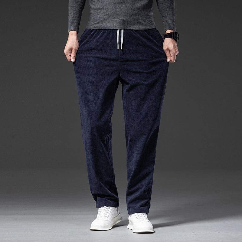 VVS Jewelry hip hop jewelry Men's Corduroy Casual Pants