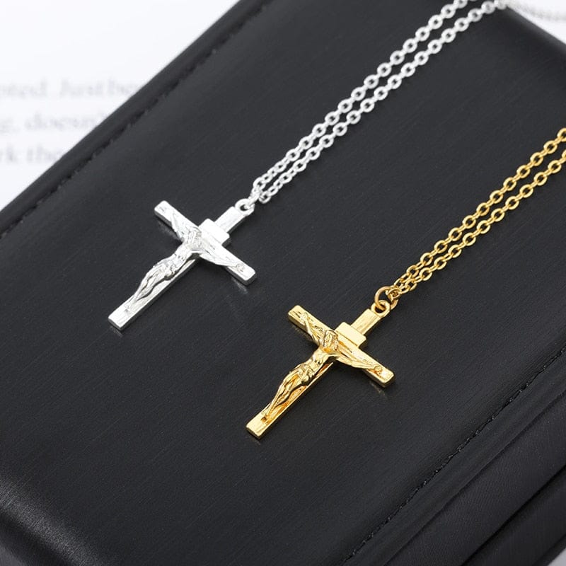 VVS Jewelry hip hop jewelry necklaces Jesus Cross Pendant Necklace