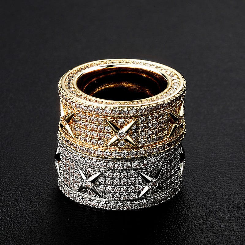 VVS Jewelry hip hop jewelry VVS Jewelry Blinged Out Hip Hop Star Ring