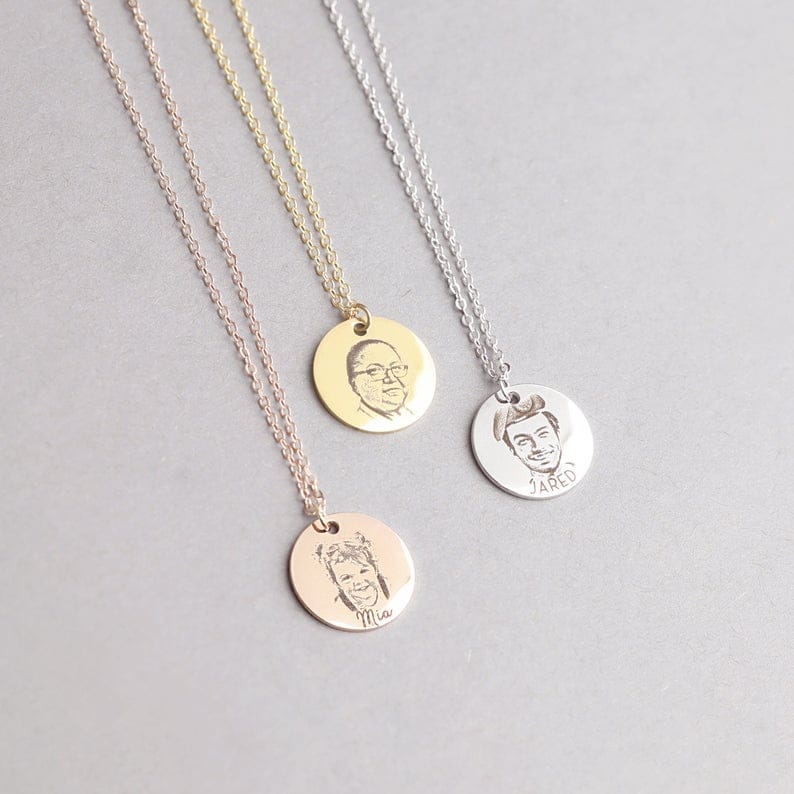 VVS Jewelry hip hop jewelry VVS Jewelry Custom Fingerprint Handwriting Necklace