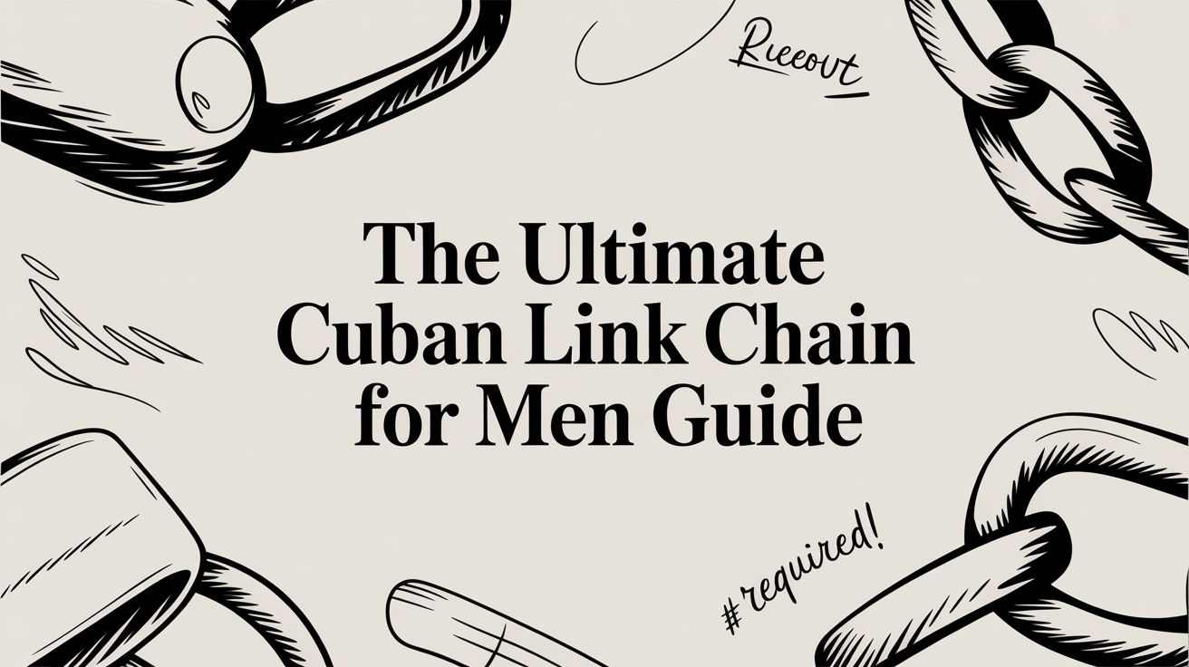 The Ultimate Cuban Link Chain for Men Guide