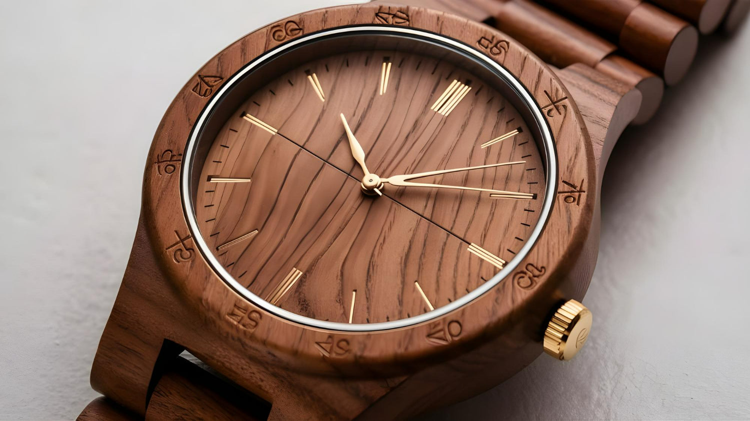 wood watch