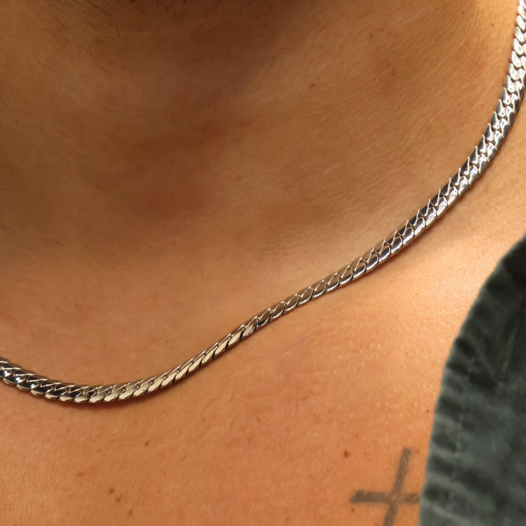 Miami Cuban Link Chain (Silver) - 5mm