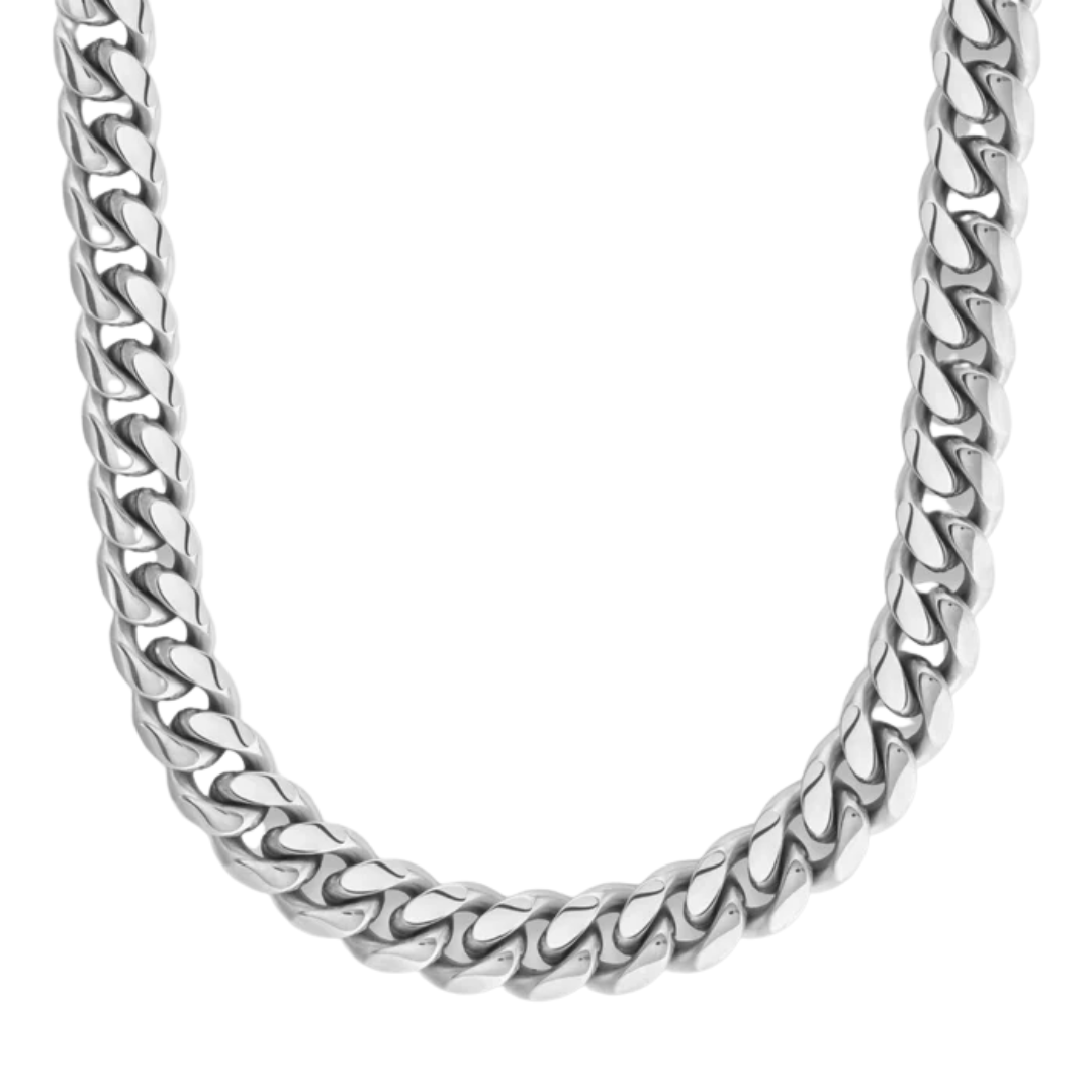 Cuban Link Chain (Silver) - 10mm