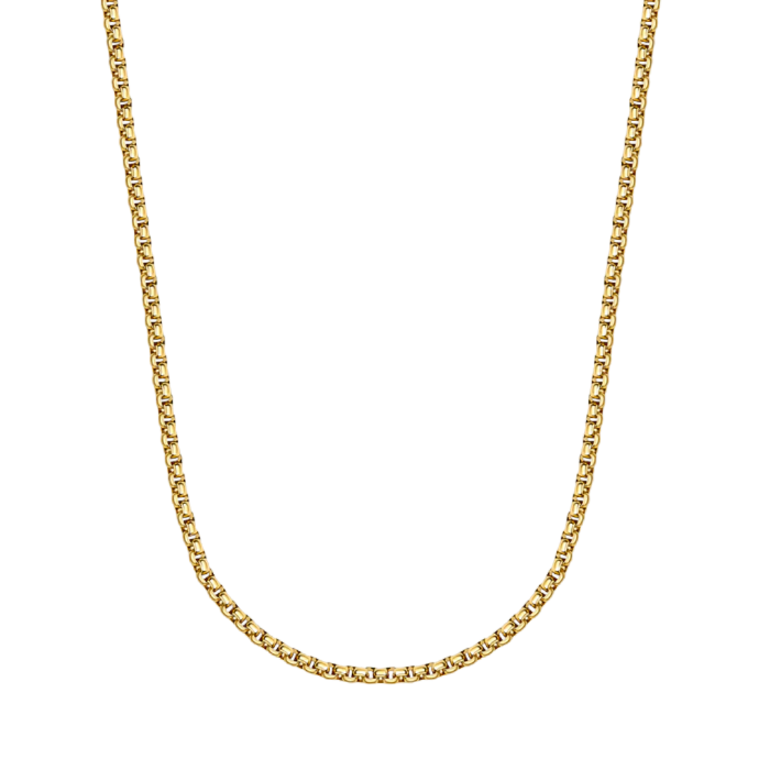 3mm Gold Round Link Chain